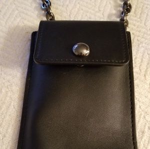 Vince Camuto phone/cc bag. Leather